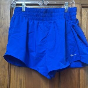 Nike Women's Vibrant Blue Athletic Shorts